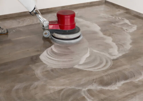 White Super Polish Floor Pads - 20" Dia. Pad / White - Image 3