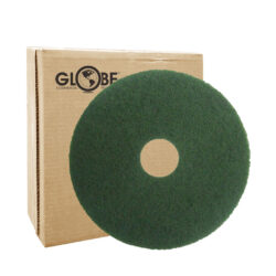 Green Scrubbing Floor Pads - 15" Dia. Pad / Green