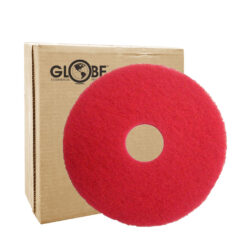Red Buffing Floor Pads - 18" Dia. Pad / Red