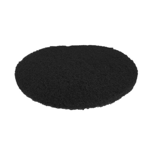 Black Stripping Floor Pads - 16" Dia. Pad / Black - Image 3