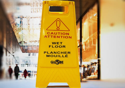 Wet Floor Sign English-French - Image 2