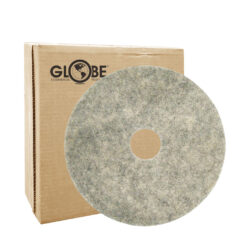 Hair Blend Heavy Ultra High Speed Burnishing Pads - 19" Dia. Pad / Khaki