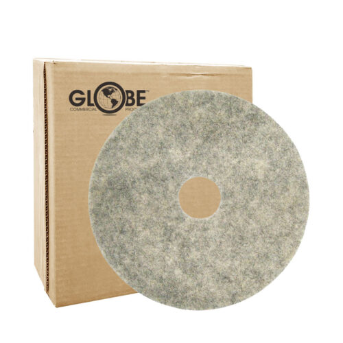Hair Blend Heavy Ultra High Speed Burnishing Pads - 19" Dia. Pad / Khaki