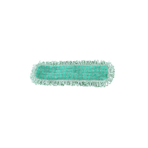 Green Microfiber Dry Pad With Fringe - 18"L / Green