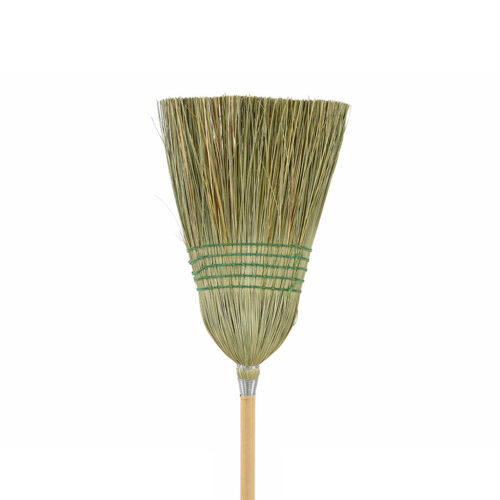 Housekeeper Corn Broom, Heavy-Duty 5 String - Image 2