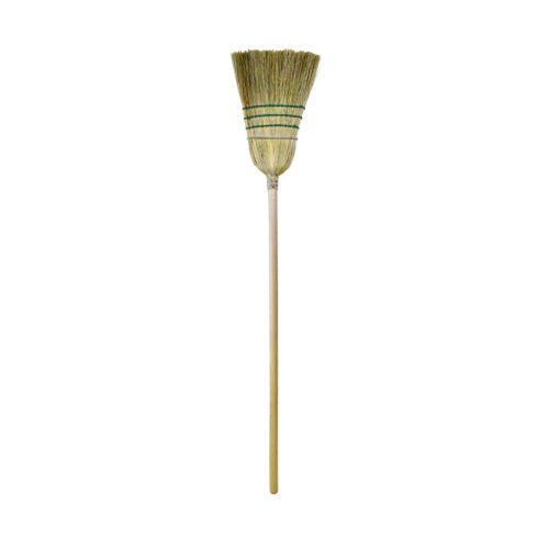 Industrial Corn Broom, 1 Wire 3 String - Image 2