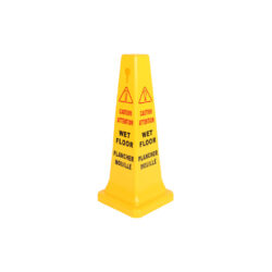 Safety Cone English-French - Large/ 36"H / Yellow