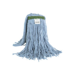 Syn-Pro® Synthetic Narrow Band Wet Blue Cut End Mop - 32 Oz / Blue
