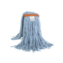 Syn-Pro® Synthetic Narrow Band Wet Blue Cut End Mop - 20 Oz / Blue