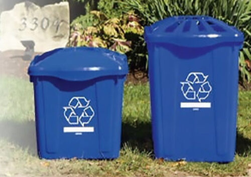 Curbside Recycling Bin - 22 Gallon / Blue - Image 3