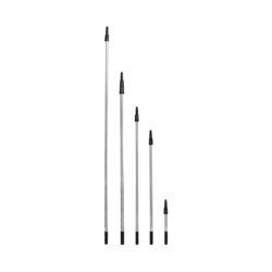Extension Pole - 10Ft / 2 Piece / Silver/ Black