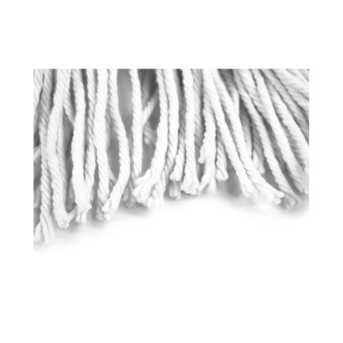 Syn-Pro® Synthetic Narrow Band Wet White Cut End Mop - 24 Oz / White - Image 2