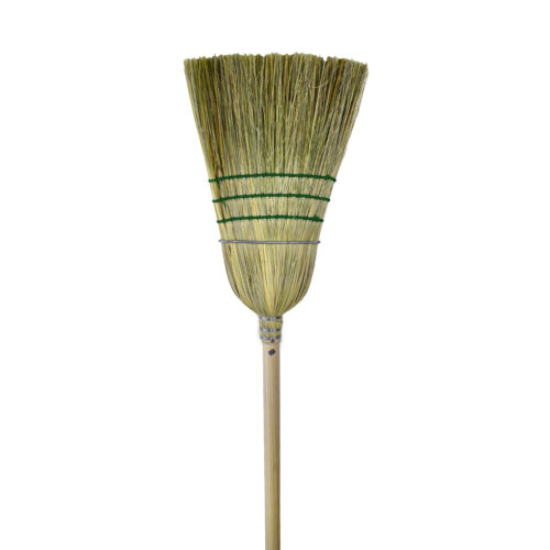 Industrial Corn Broom, 1 Wire 3 String - Image 3