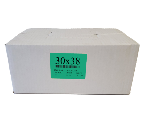 30 X 38 Black Garbage Bags REGULAR