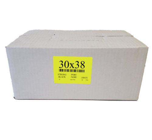 30 X 38 Black Garbage Bags STRONG