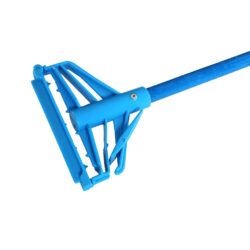 54" STEP-N-GO Wet Mop Handle - Fiberglass - Blue
